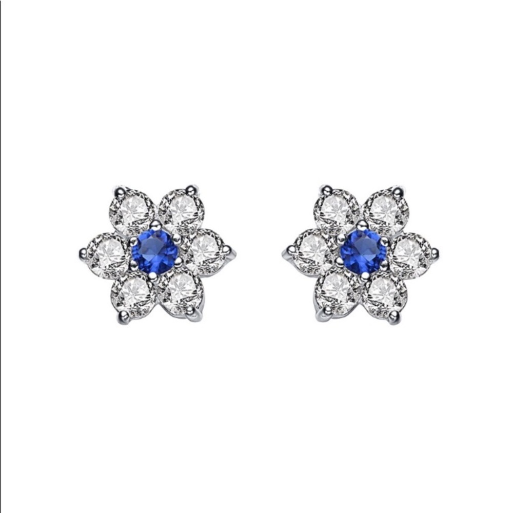 💎 Genevive .925 Silver Crystal Earrings 💎